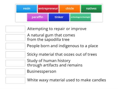 History of Chewing Gum (Gold 149-S)-Vocab