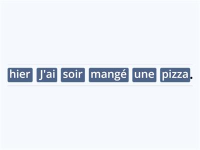 Passé composé (affirmation, interrogation, négation)