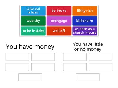 Money expressions 