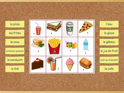 Year 6: Cafe food (french)