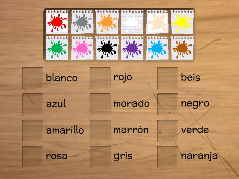 Colores - Match up