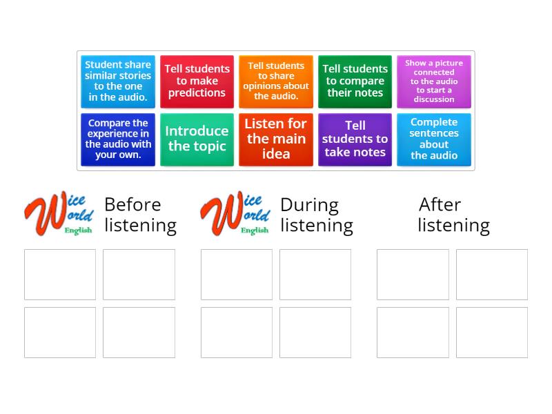 listening-stages-of-the-lesson-group-sort