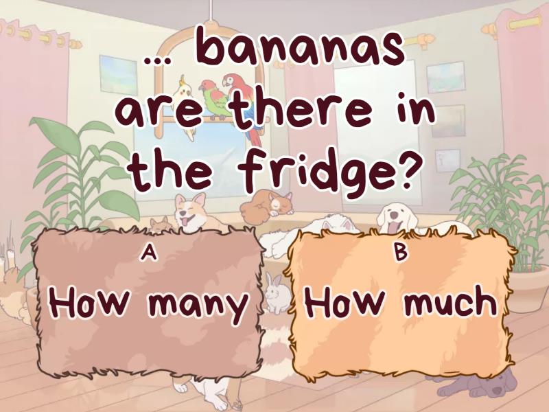 How much vs How many Cuestionario