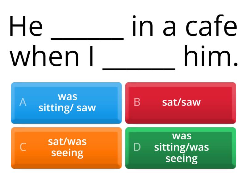 Past Simple/Past Continuous Tenses - Test