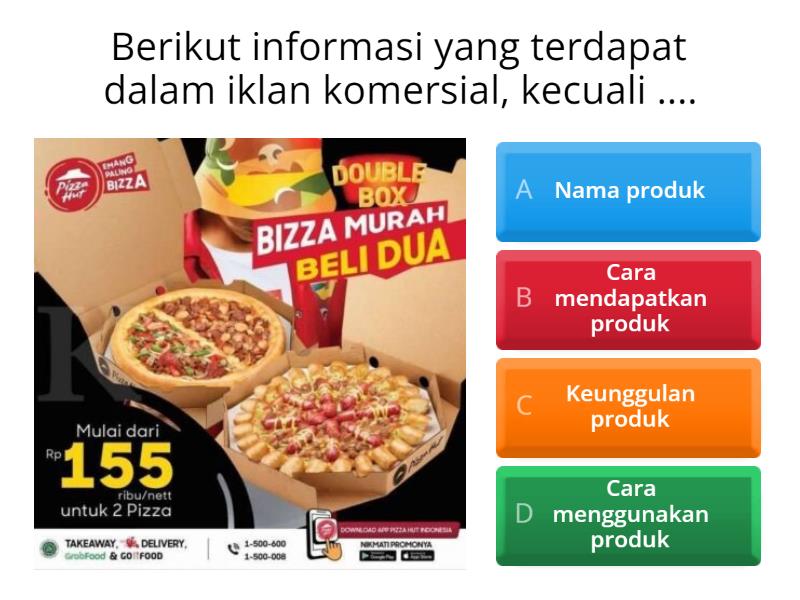 Iklan Komersial Dan Nonkomersial - Quiz