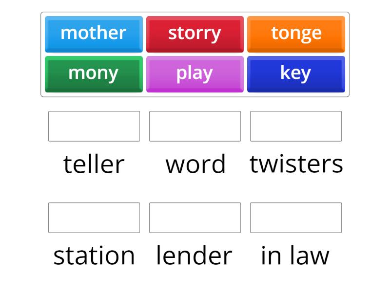 wordwall - Match up