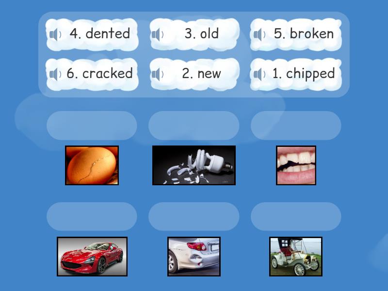 ESL 2 - Lesson 1 - Vocab - IN CLASS GAME - Match up