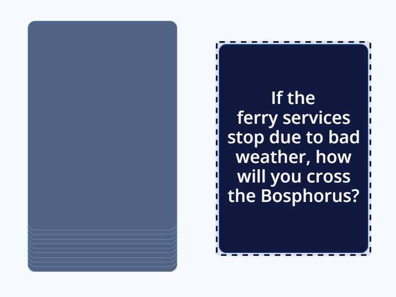 First Conditional Speaking Qs Speaking cards