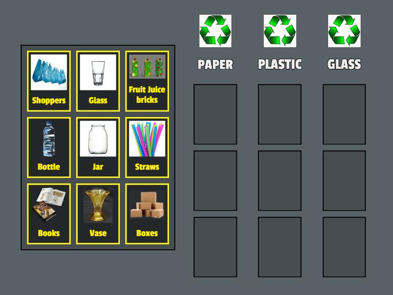 Recycling Game - Group sort