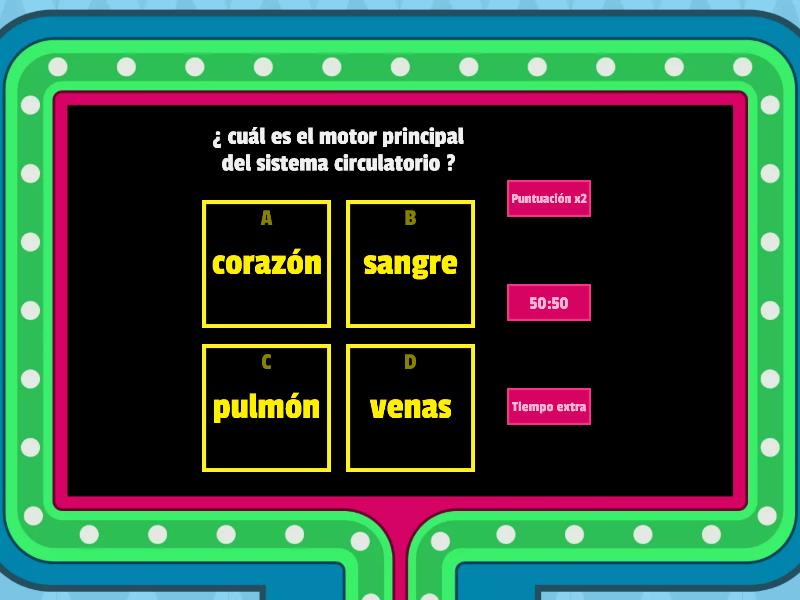 Cuerpo Humano - Gameshow Quiz