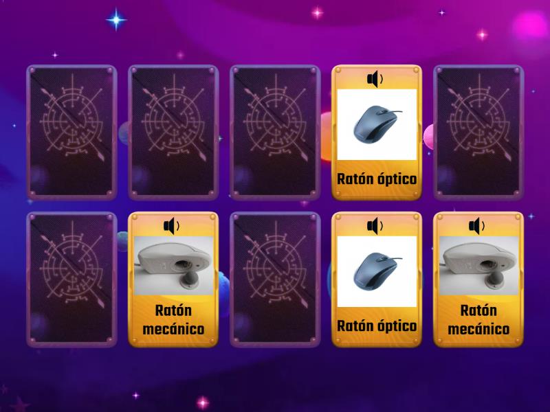 Identifica los tipos de mouse /Grado 2 ( Sergio Coronado) - Memory