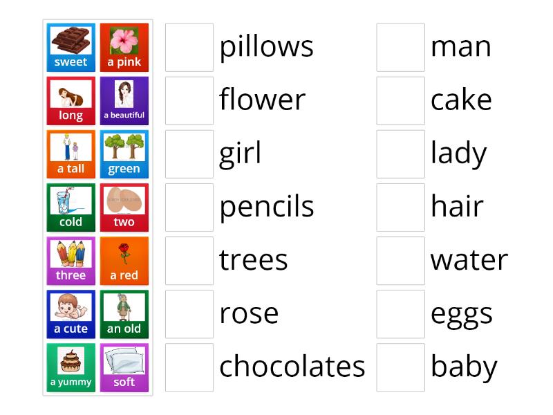 DESCRIBING WORDS - Match up