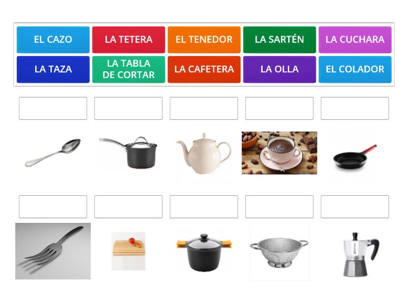 Instrumentos de cocina - Match up