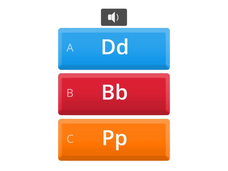 Aa~Rr Letter sound (Phonics) - Quiz