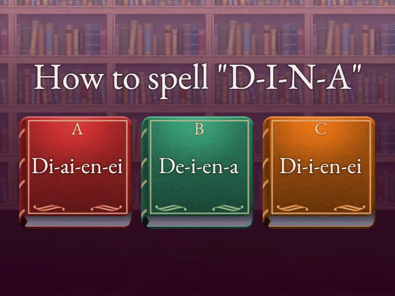 ALPHABET - Quiz