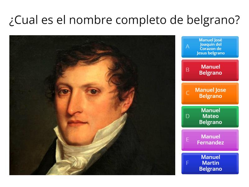 Manuel Belgrano - Quiz