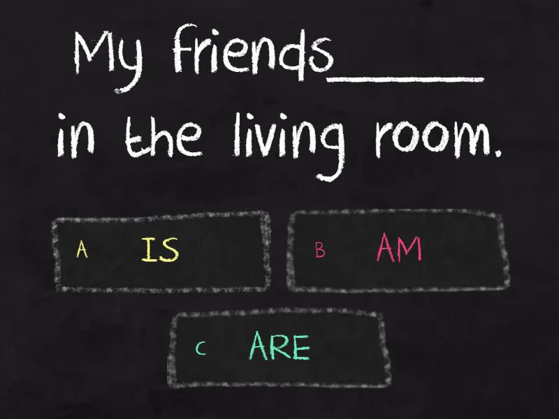 PREA A1 AUXILIARY VERB AM, IS, ARE Cuestionario