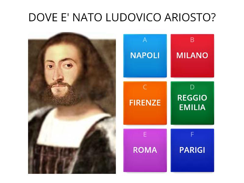 DIVERTIAMOCI CON ARIOSTO - Quiz