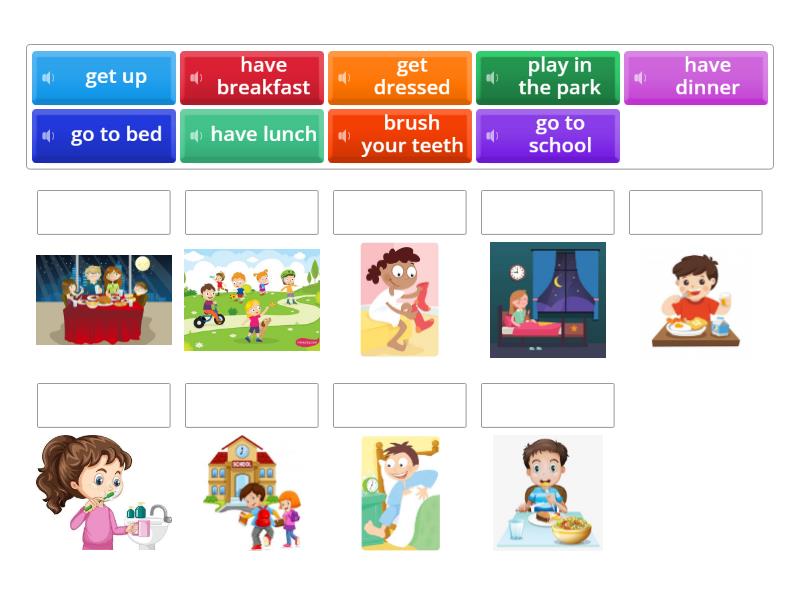 Super Minds 2 Unit 2 Vocabulary Match Up