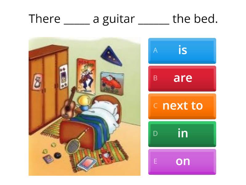 Prepositions Of Place - Cuestionario