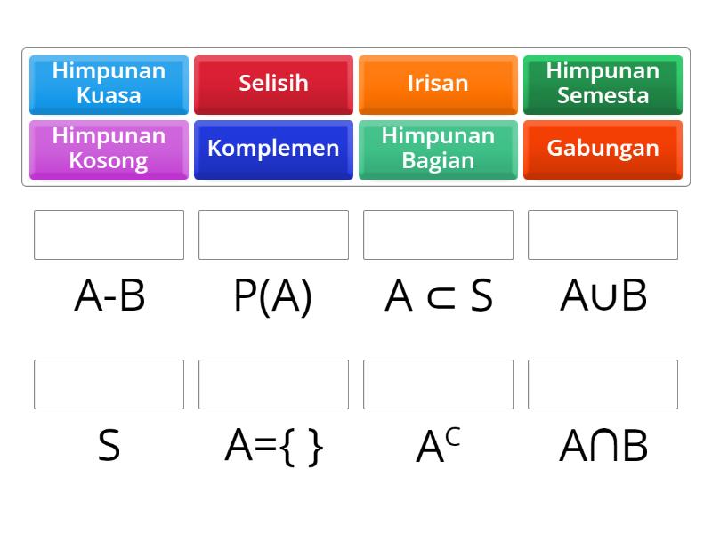 Misalkan S Adalah Himpunan Semesta, A Dan B Adalah Suatu Himpunan. Maka ...