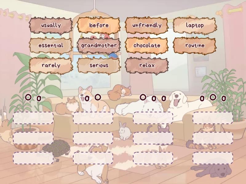 2.1 Word stress - Group sort