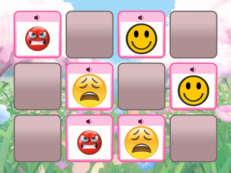 Эмоции, мемо - Согласующиеся пары