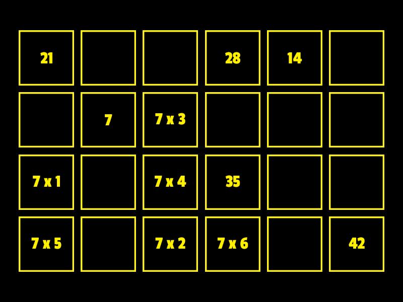 7-times-table-thursday-matching-pairs