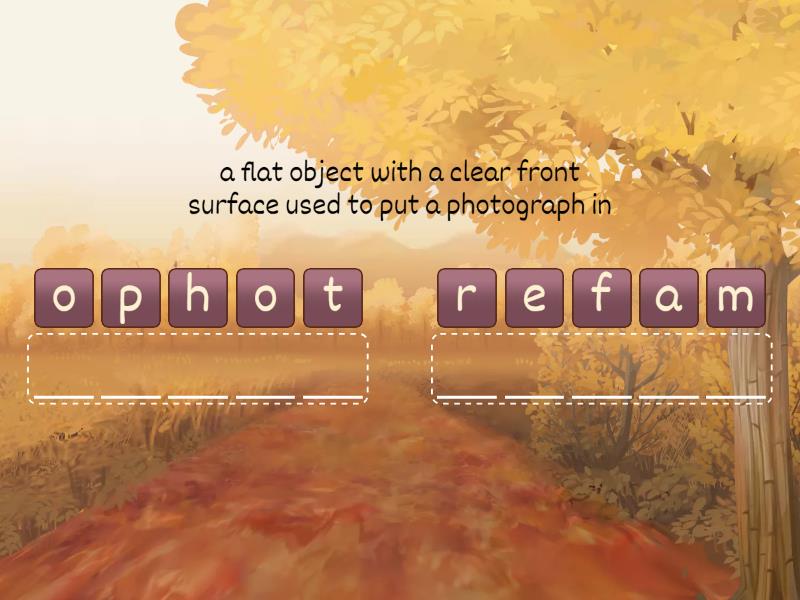 Bright Ideas 2 U8 vocab Anagram