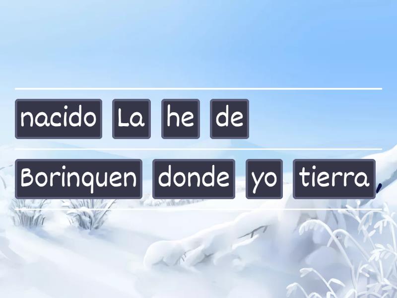Símbolos- Himno de Puerto Rico - Unjumble
