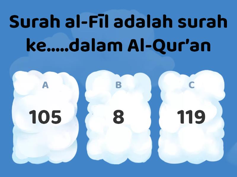 Mari Mengaji Dan Mengkaji Surah Al Fiil Quiz