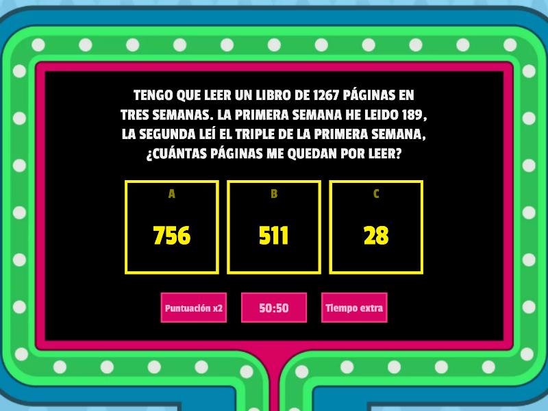 CALCULANDO ANDO... - Gameshow Quiz