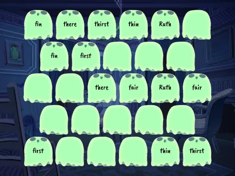 Th Vs F Minimal Pairs Matching Pairs