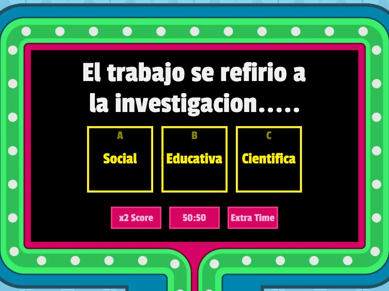 Copia De LOS 8 ESCALONES - ISAE - Gameshow Quiz