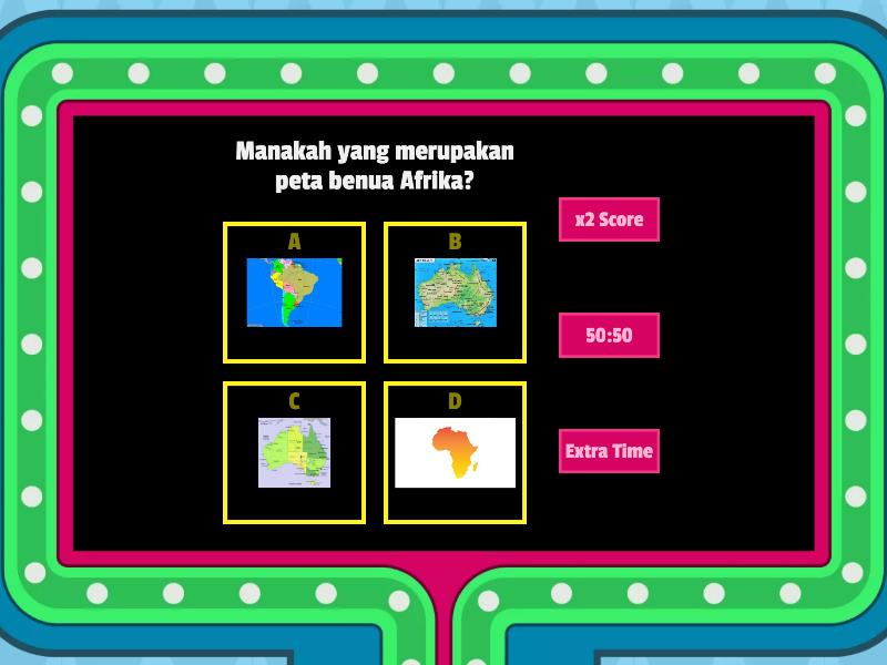 Mengenal Benua- Benua DiDunia - Gameshow Quiz