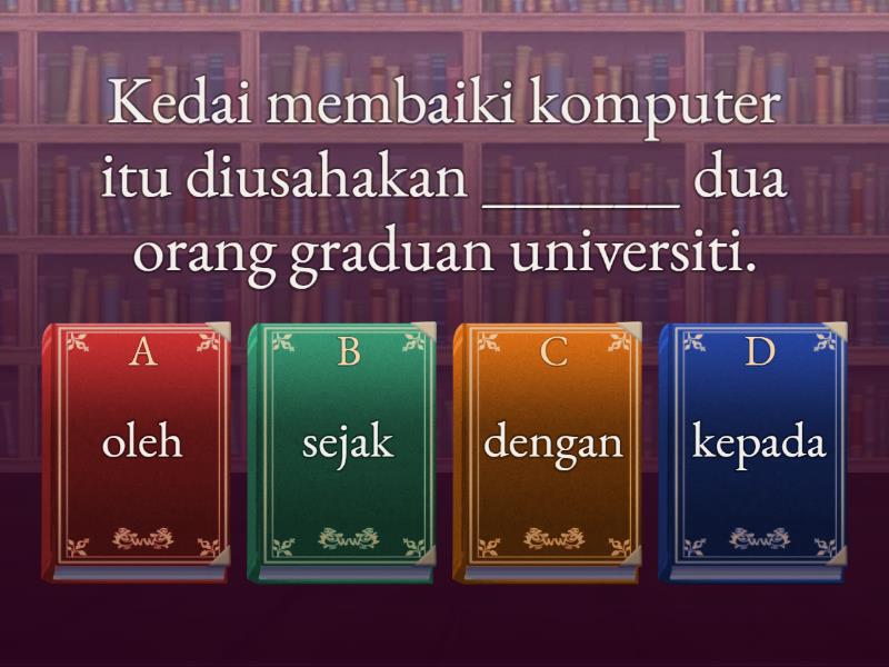 Kata Sendi Nama T4 - Quiz