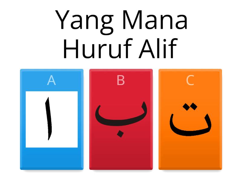 Huruf Hijaiyah - Quiz