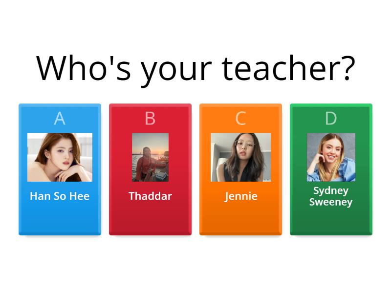 2E4T GTKY TR.Thaddar - Quiz