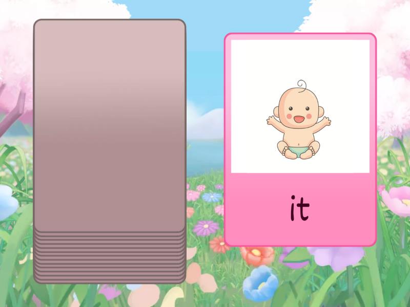 He/she/it flashcards - Random cards