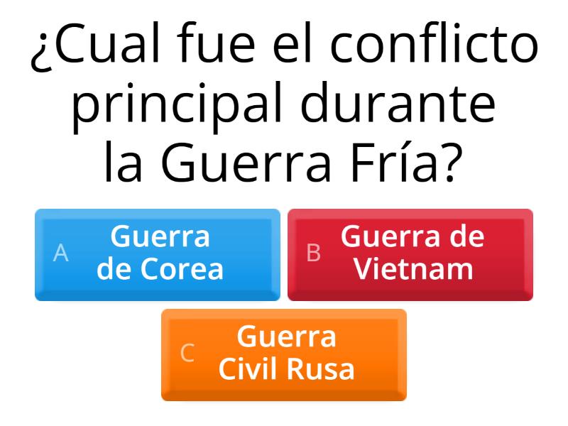 LA GUERRA FRIA - Quiz