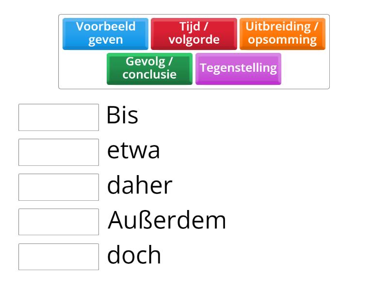 Signaalwoorden P.2 Leidse Lijst - Match Up