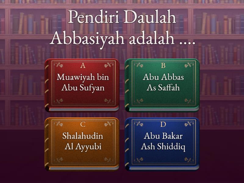 Asesmen Awal Daulah Abbasiyah 1 - Cuestionario