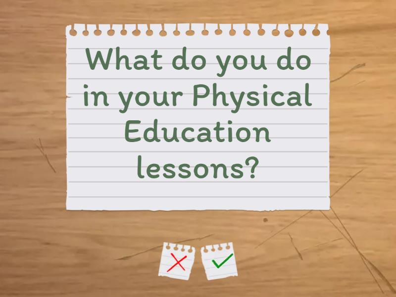 Task 2_Sports at school - Flash cards