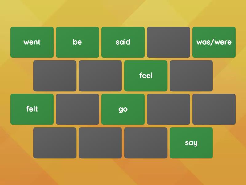 super minds 3 unit 7 past simple irregular verbs - Matching pairs