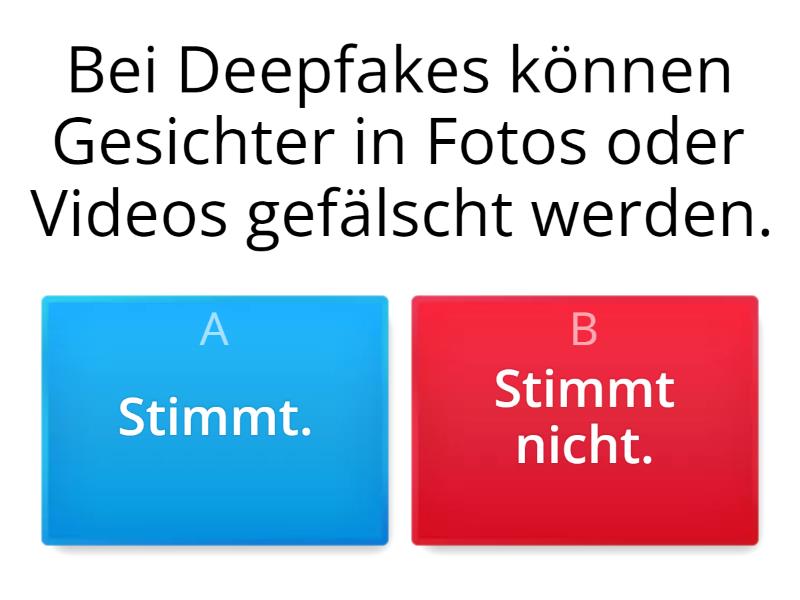 Wie Deepfake-Videos Funktionieren - Quiz