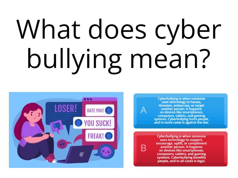 Cyberbullying - Quiz