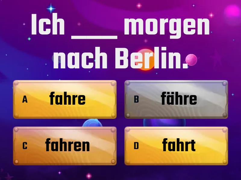 Fahren - Quiz