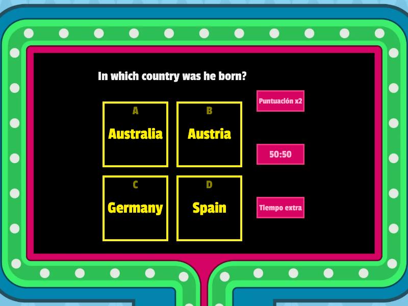 Wolfgang Amadeus Mozart - Gameshow Quiz