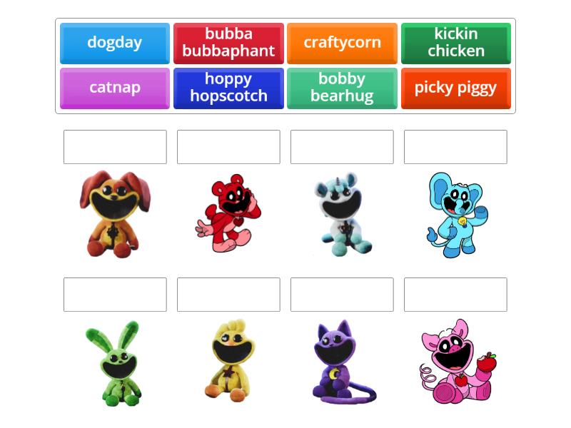 poppy playtime smiling critters - Match up