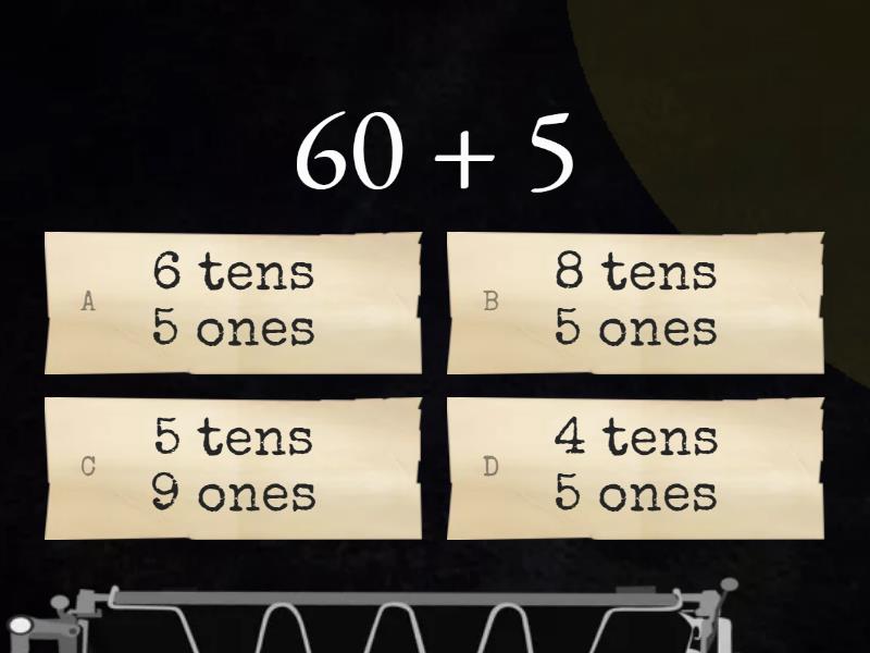 How Many Tens And Ones? - Quiz